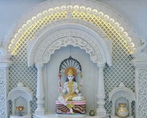 Marble Temple Statue